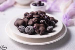 Chocolate blueberries