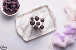 Chocolate blueberries