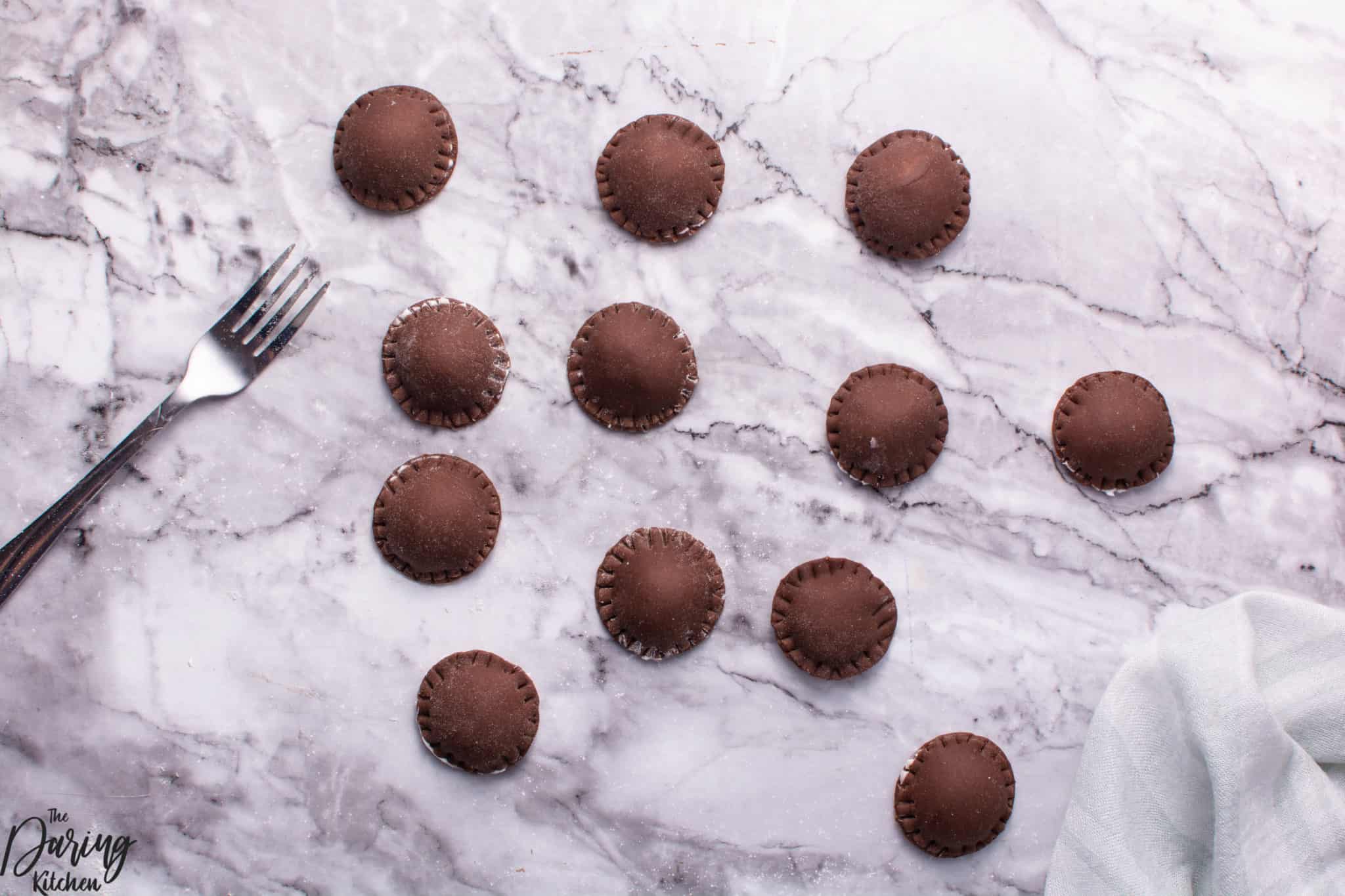 Chocolate Ravioli With Mascarpone And Raspberry Sauce - Daring Kitchen