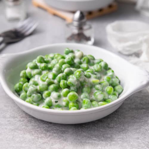 creamed peas