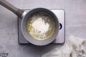 Creamed Peas add flour