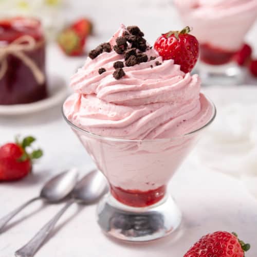 strawberry mousse