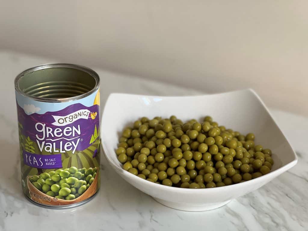 are canned peas bad for dogs