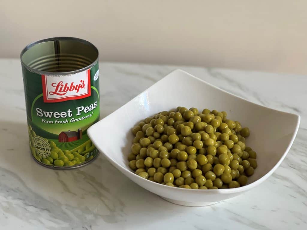 are canned peas bad for dogs