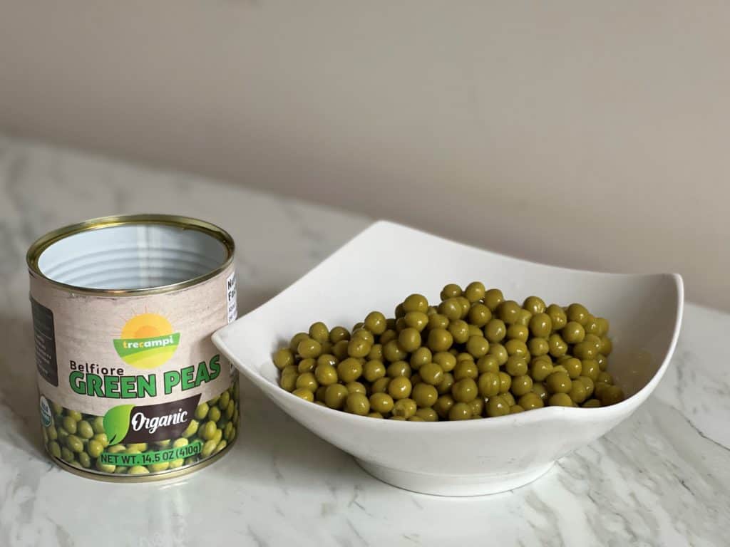 can dogs have canned peas