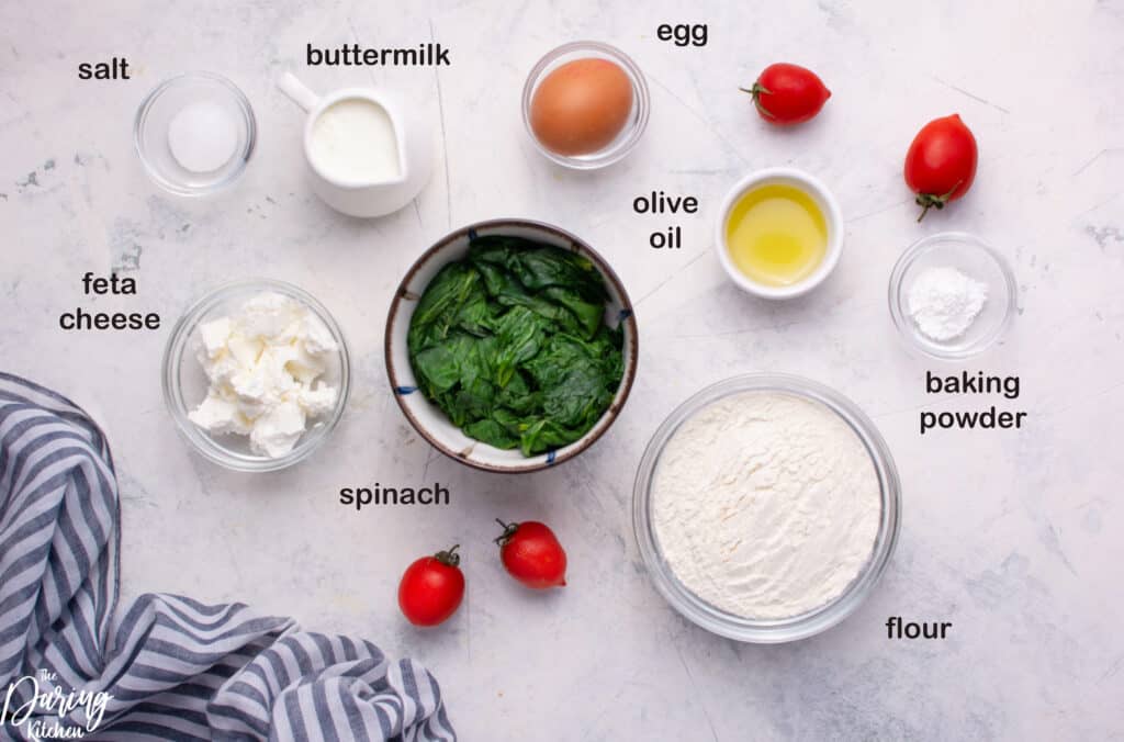 Spinach Fritters Ingredients