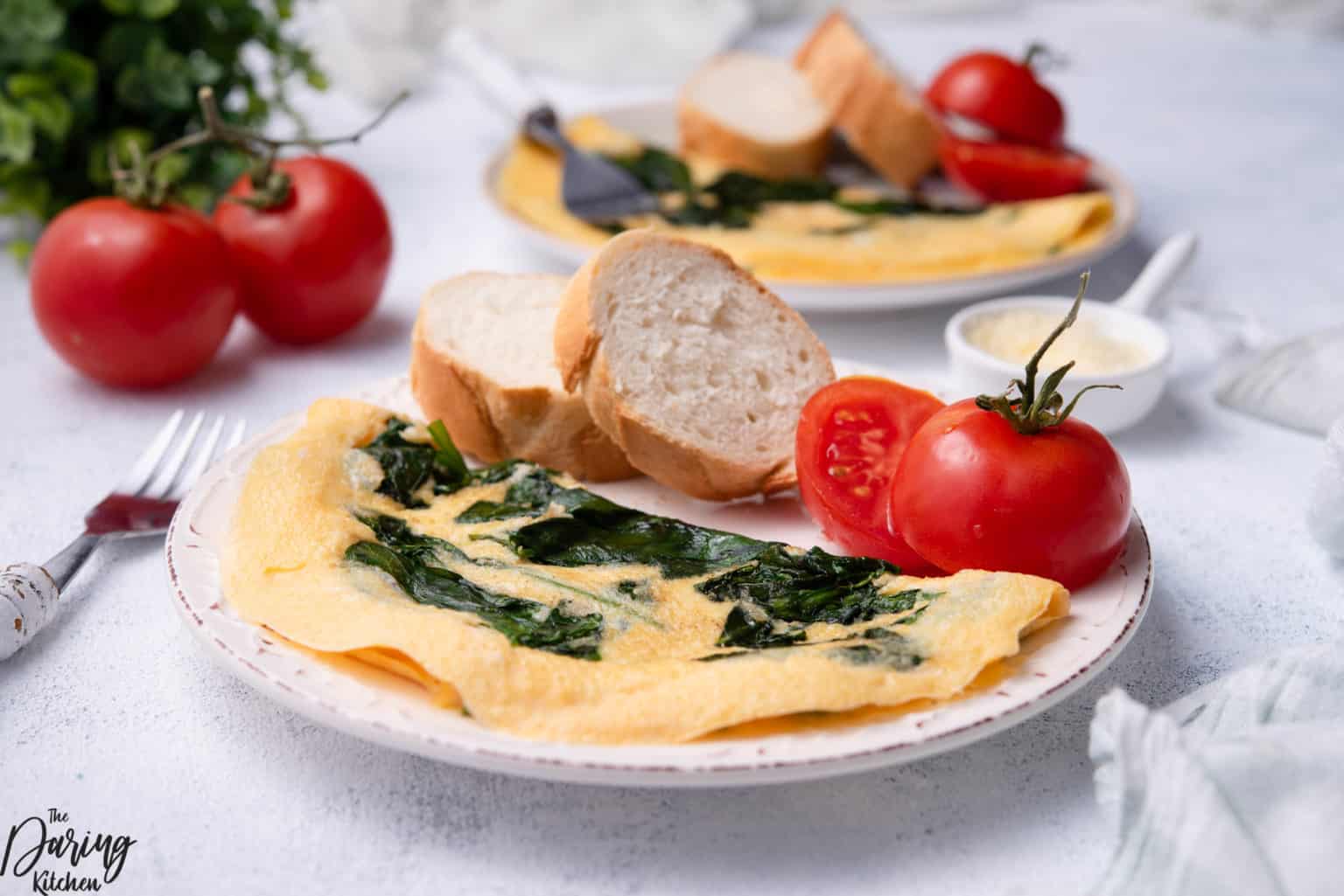 Homemade Spinach Omelette Daring Kitchen