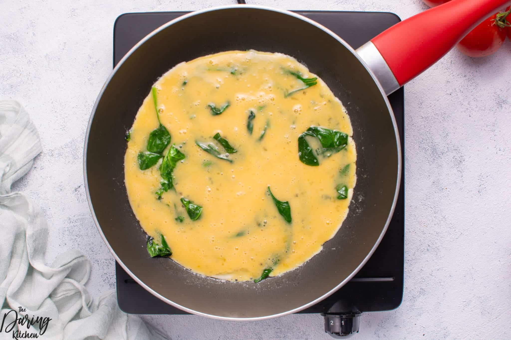 Homemade Spinach Omelette - Daring Kitchen