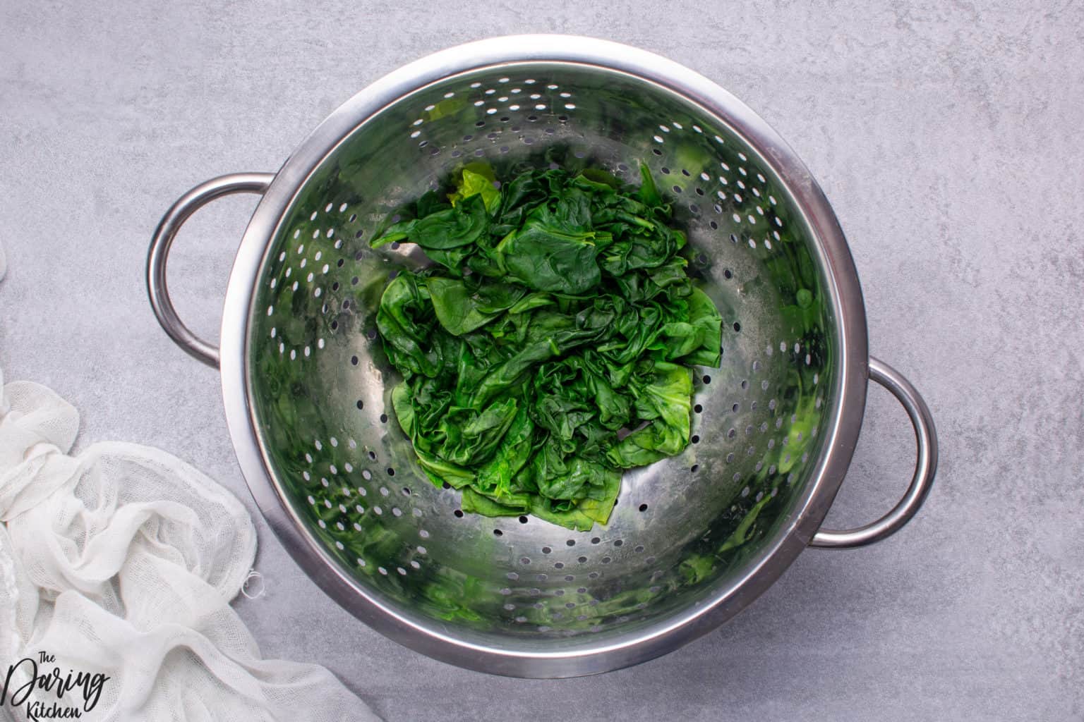 Steamed Spinach - Daring Kitchen