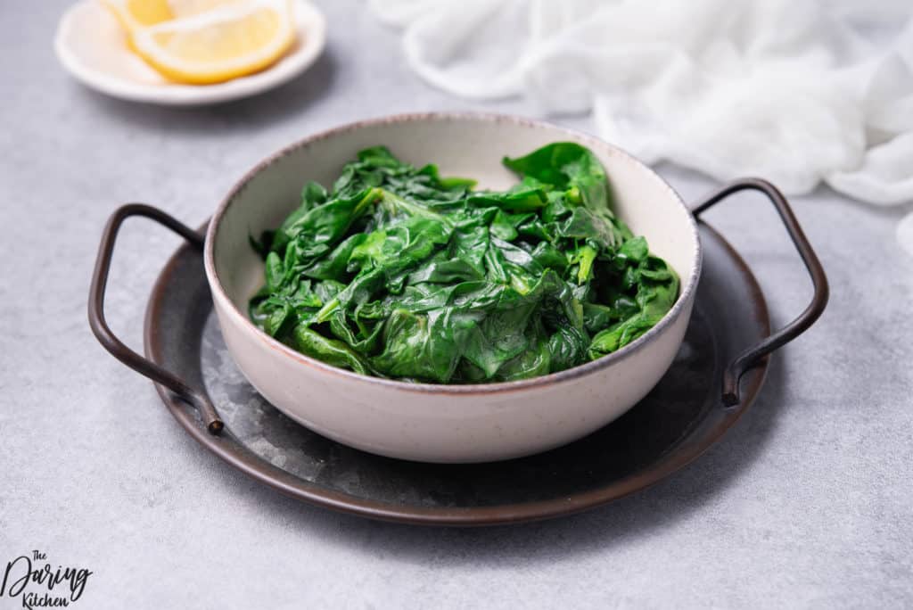 Steamed Spinach