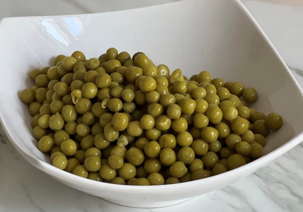 canned peas