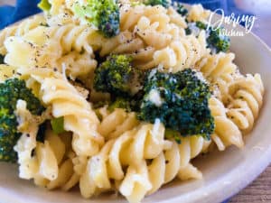 Broccoli Pasta add parmesan
