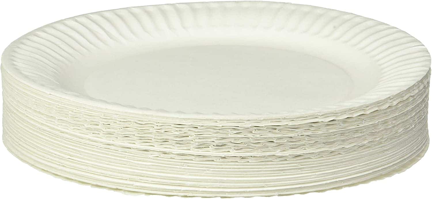 Microwavable paper outlet plates