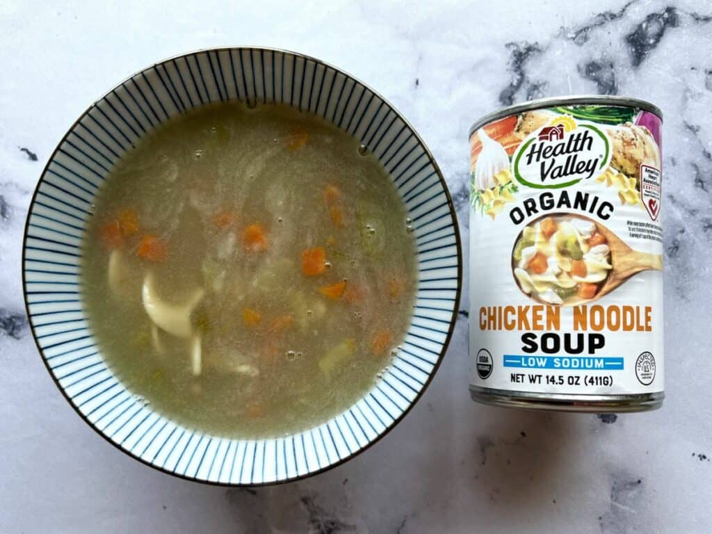 Best Canned Chicken Noodle Soup Tasted And Reviewed Daring Kitchen   Health Valley Chicken Soup 1024x768 