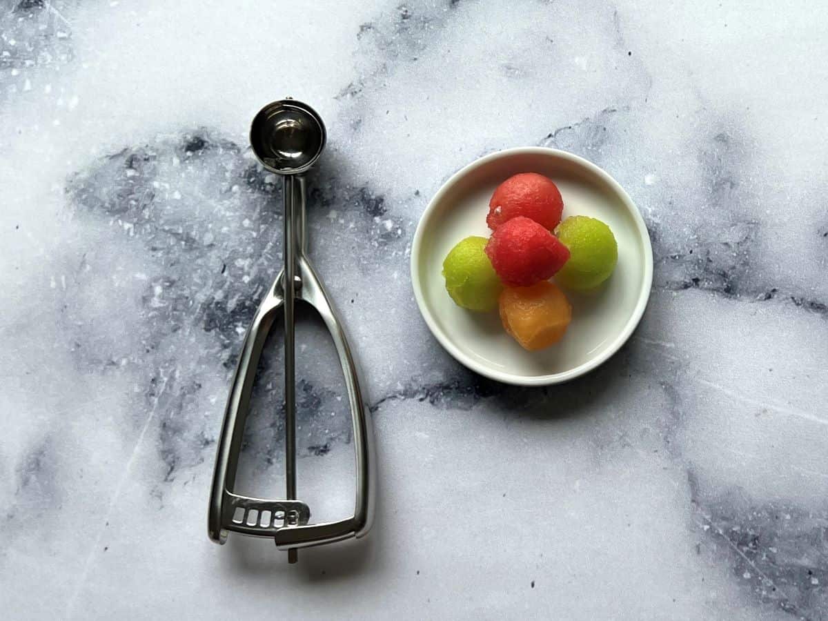 Norpro Cookie Dough / Ice Cream Scoop - Fruit Melon Baller Meatball Spoon