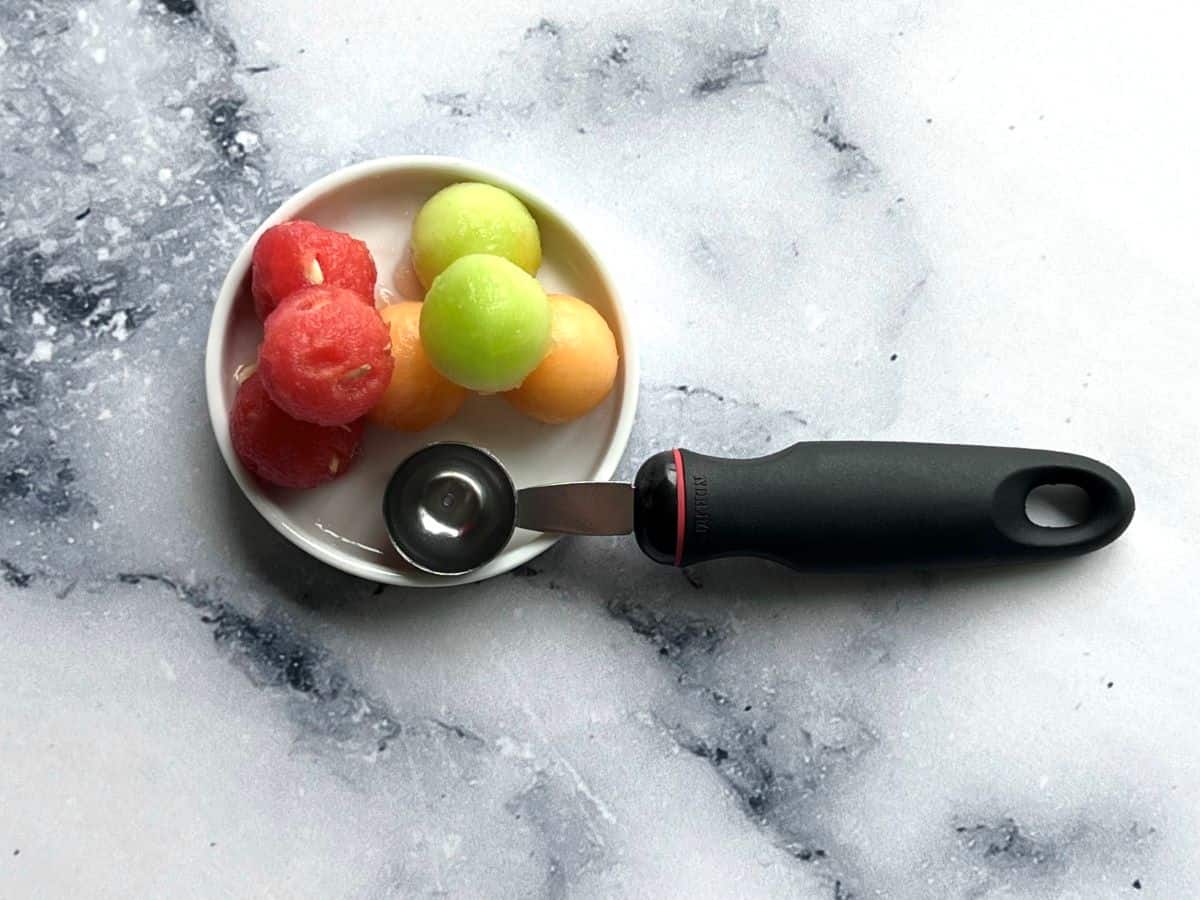 Norpro Cookie Dough / Ice Cream Scoop - Fruit Melon Baller Meatball Spoon