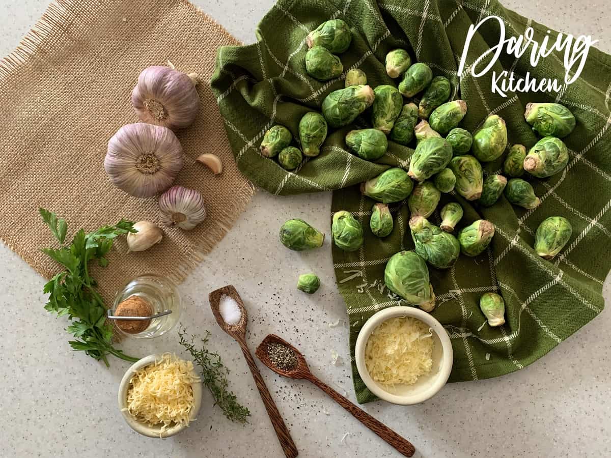 Smashed Brussel Sprouts Ingredients